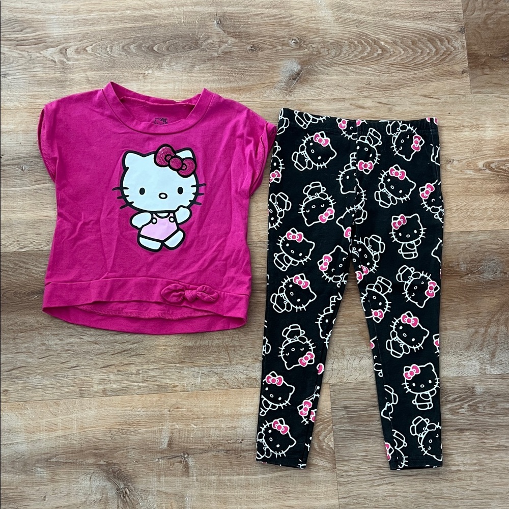 Hello Kitty Pink and Black Kids Set
